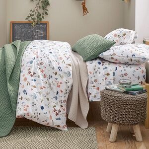 Organic cotton Garnet Hill full/double mushroom sheets